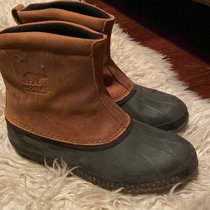 Sorel (Thinsulate)- Insulated and Waterproof Slip On Boots